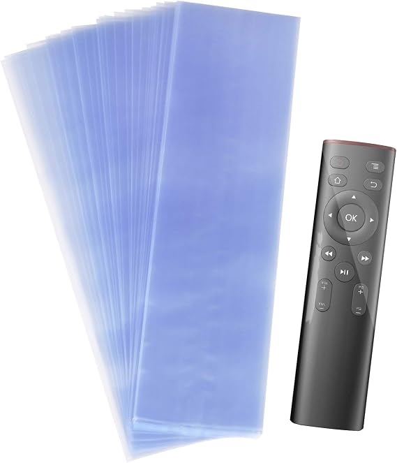 Morepack Remote Control Shrink Wrap Bags 2.4x7 Inches 100 Pieces