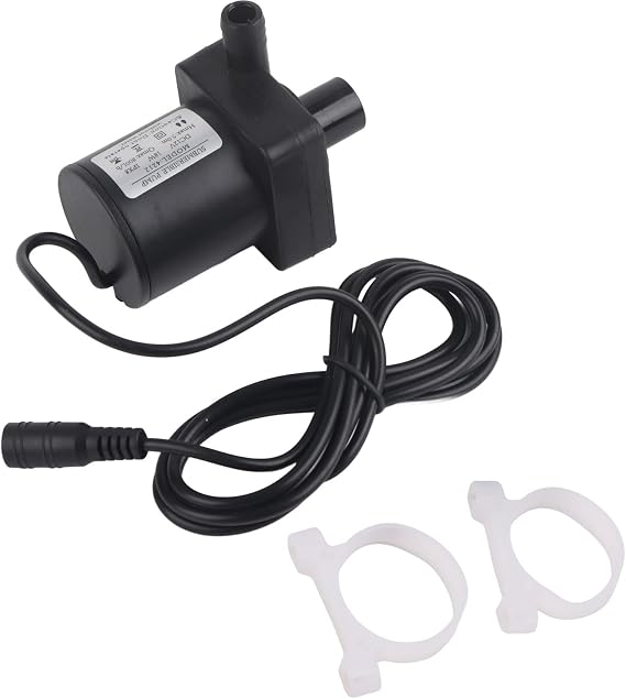 Eujgoov DC 12V Brushless Centrifugal Submersible Pump Sump Pump Circulation Pump 18W 700L/h