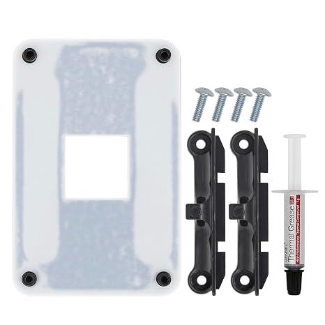 Metal Motherboard Backplate, CPU Heatsink Bracket for AMD AM4