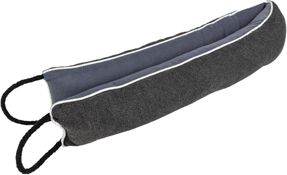 Duck Brand Weighted Door Draft Stopper, Fits Up to 36 Inch Doors, Dark Gray