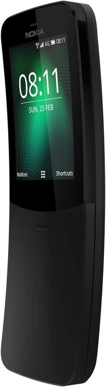 Nokia 16ARGB01A06 8110 4G UK SIM-Free Smartphone - Black