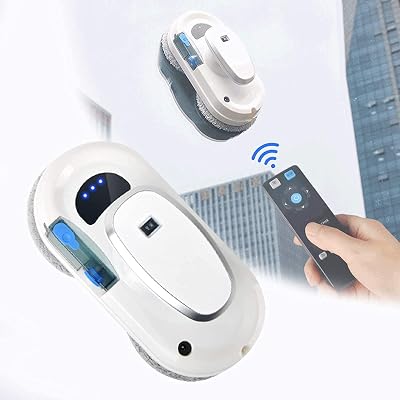 Window Cleaning Robot Vacuum Remote Control Robotic Vacuum Cleaner for Glass Tiles Bathroom Cleaning with Multiple Safety Guarantee
