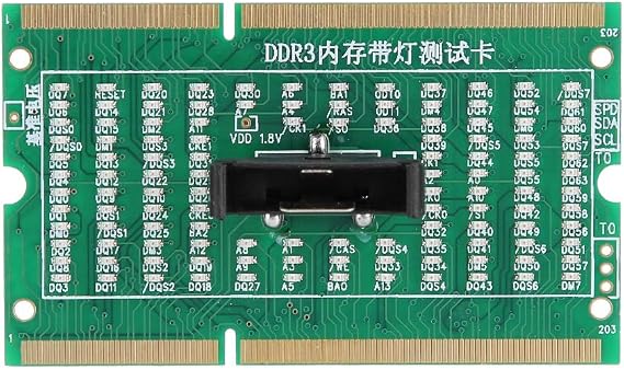 Demeras Tester Card PC Computer Motherboard Analyzer Diagnostic Debug Post Test Card for Desktop Laptop DDR2 DDR3 DDR4(DDR3)