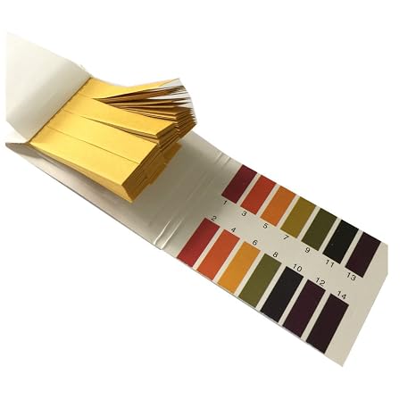 Pack of10 PH 1-14 Test Paper Litmus Strips Tester, 80pcs Per Pack