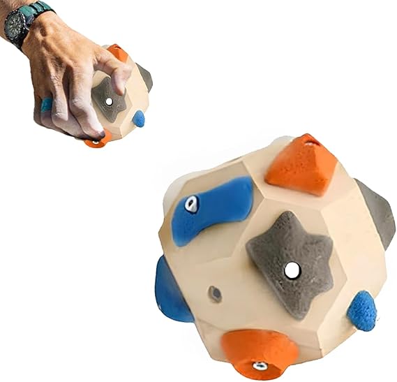 Boulder Ball 3D Rock Climbing Training Balls, Build Strength and Precision, Finger Training Tool for Climbers, Train Hand Strength ﻿