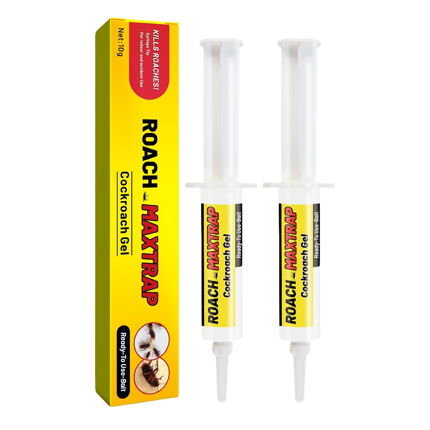 Cockroach Killer Gel Bait, Roach Trap Master, Powerful Cockroach Gel Bait, Cockroach Eliminator,Strong Catcher, Cockroach Eliminator, Powerful Cockroach Repellent Insect Roach Killer