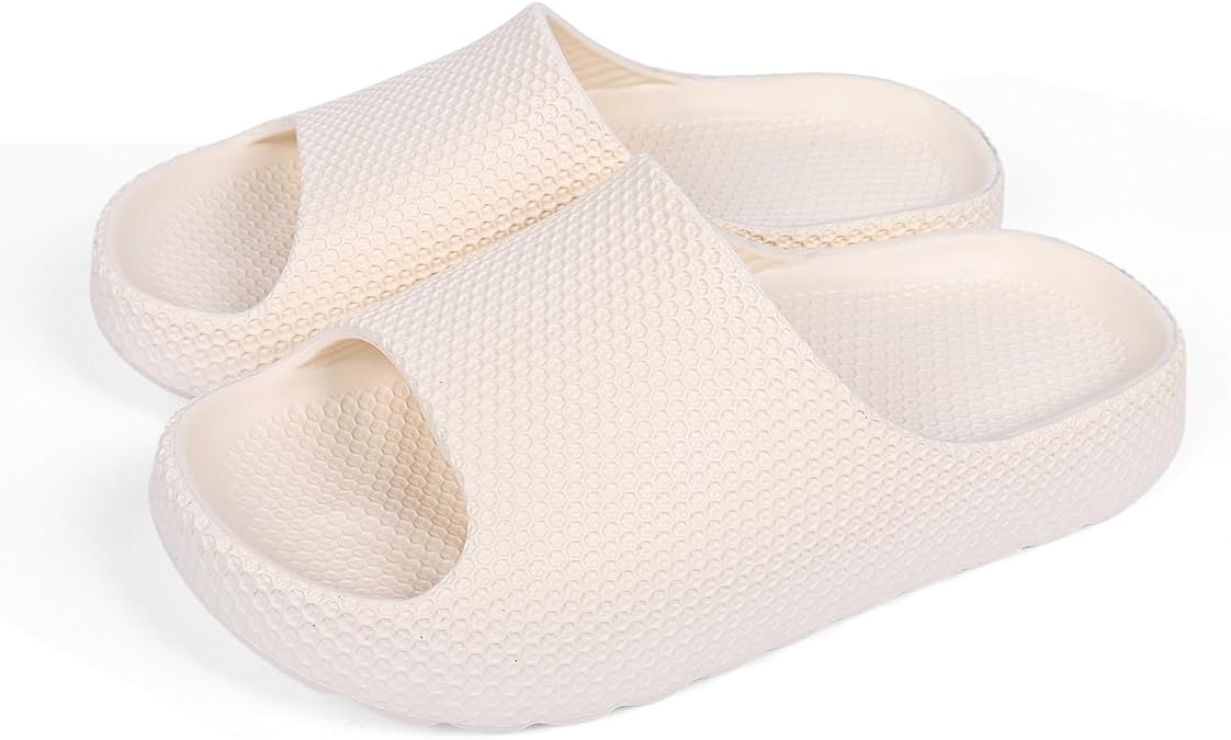 Cloud Slides for Women Men, Soft Cushion Pillow House Slippers