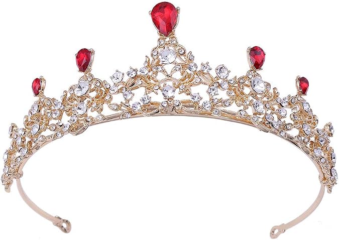 Black Crown, Crystal Mermaid Birthday Fairy Crown,Princess Sweet 16 Quinceanera Queen Tiara Headband