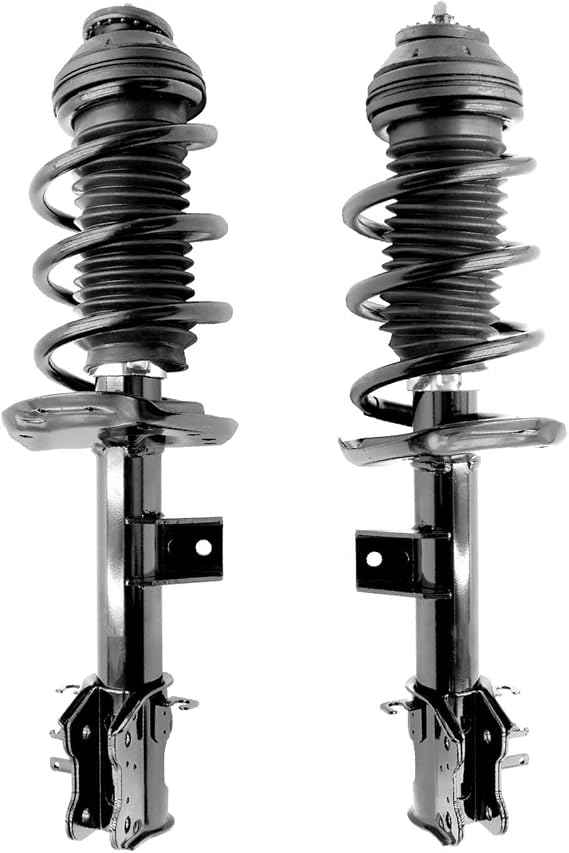 UNITY AUTOMOTIVE Complete Strut Assemblies | Compatible with 2012-2017 Fiat 500| Front Left and Right