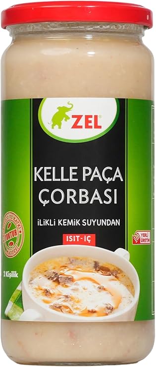 ZEL Kelle Paça Çorbası 480 ml – İlikli Kemik Suyundan, Proteinli Geleneksel Çorba