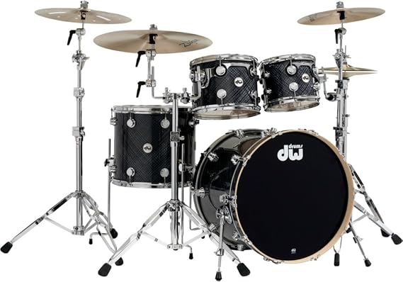 DW Collector's Series 4-piece Shell Pack - Gray Crystal FinishPly
