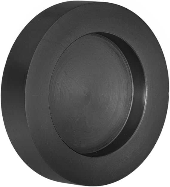 Graphite Round Casting Mold for Workshop Use, 3.5ml Black Ingot