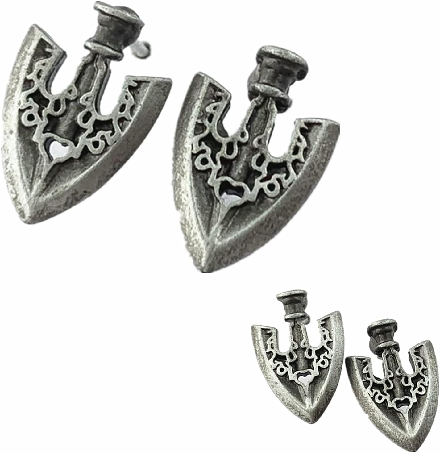 1 Pair Anime Cartoon Metal Stud Earrings Gifts for Woman 1