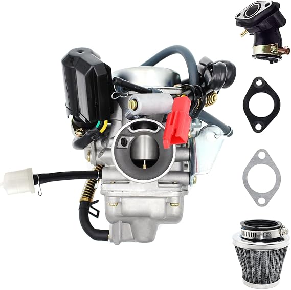 GY6 Carburetor 150cc for Carburador Para Moto 150cc Engine PD24J Carburador 150cc Scooter Parts Motorcycle Replacement Carburetor