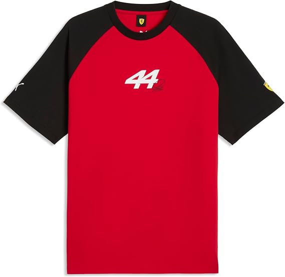 PUMA Scuderia Ferrari F1 Men's Lewis Hamilton Driver Tshirt - Red