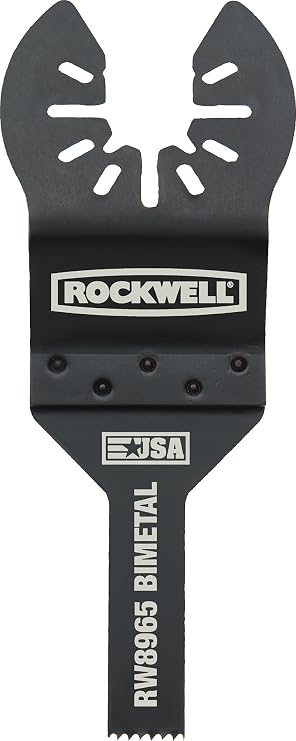 Rockwell RW8965 Sonicrafter Oscillating Multitool Extended Life Wood & Nail End Cut Blade, 3/8"
