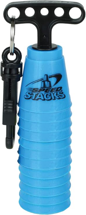 Speed Stacks Mini Set of 12 Tiny Light Blue Cups with Quick Release Stem