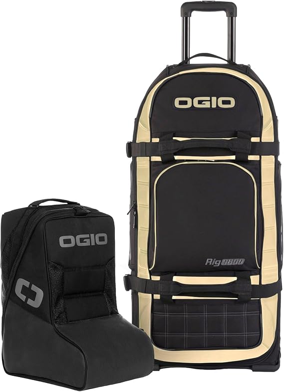 OGIO RIG9800 Pro Wheeled Gear Bag Black and Tan