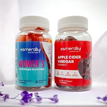 Women's Pack - Multivitamin for Women - Apple Cider Vinegar Gummies - 120 Gummies - Vitamins for Women - Natural Fruit Flavor - Gluten Free & Non GMO - Multivitamin