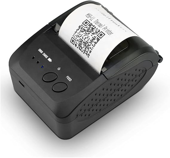 Mini Bluetooth Printer Wireless Thermal Receipt Ticket Printer For Mobile Phone Window 58mm 2inch Pos Machine(5809DD Case)