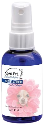 Showseason X-Pert Pet Sunflower Pet Cologne For Dogs 2.5 oz. | Long-Lasting Deodorizer | Paraben-Free | Biodegradable and Non-Toxic | Made in USA