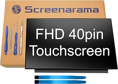 SCREENARAMA New Screen Replacement for R140NWF5 RA HW1.1 for Lenovo 40pin Touch FHD 1920x1080 LCD LED Display with Tools and Tape