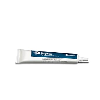 D12340470 Krytox by Chemours GPL 205 Grease, Pure PFPE/PTFE, 2 oz Tube, White Buttery