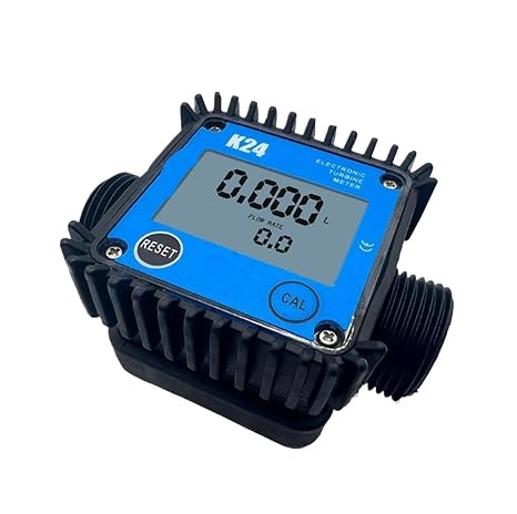 Digital Water Flow Meter High Accuracy 1pcs K24 Digital Fuel Flowmeter Flow Measurement Tool