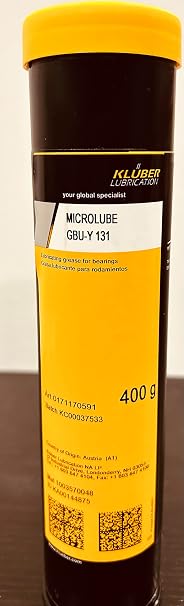 Kluber Microlube GBU-Y 131 Plain and Rolling Bearing Grease Subject to Humidity and Water (Ski Lifts) 400g Cartridge400g Cartridge