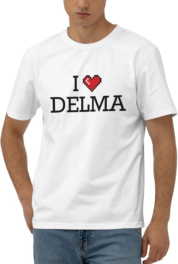 Funny Shirts for Women I Love Delma T Shirt Funny Men Shirts