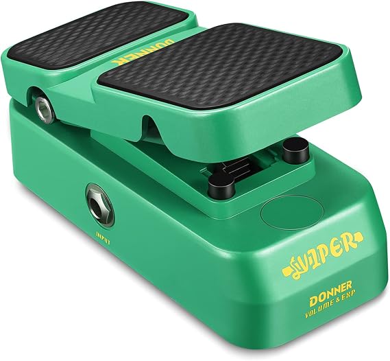 Donner Volume Pedal, Viper 2 in 1 Passive Volume Expression Pedal, Guitar Volume Pedal Pure Analog EXP Pedal