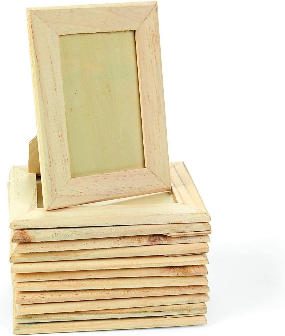 Fun Express 5x7 Color Yourself Frames - Set Of 12 - DIY Fun Craft for Home and School