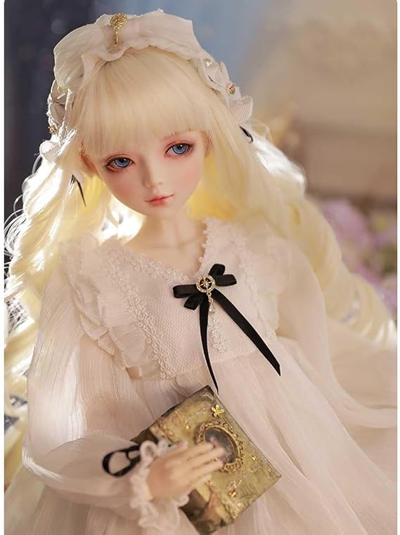 Beautiful Princess BJD Doll 56cm SD Doll Full Set 1/3 Handmade Mechanical Jointed Doll with Two-color Eyeballs, Surprise Gift