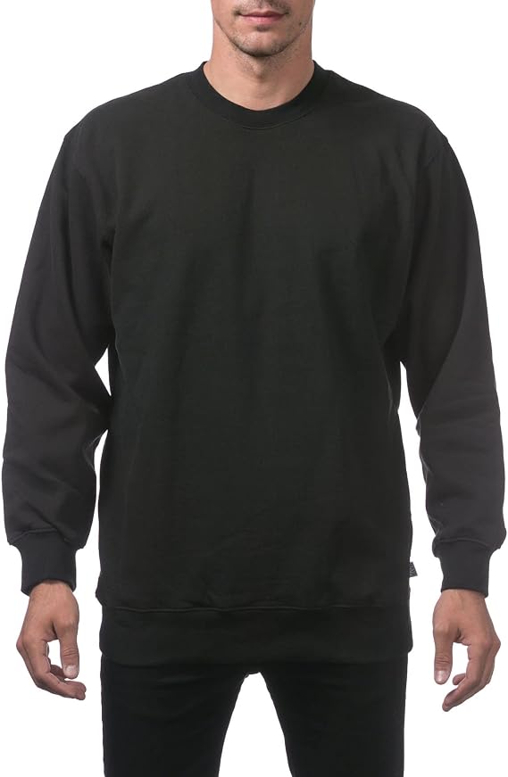 Pro Club Men's Heavyweight 13oz Crew Neck Fleece Pullover Sweatshirt
