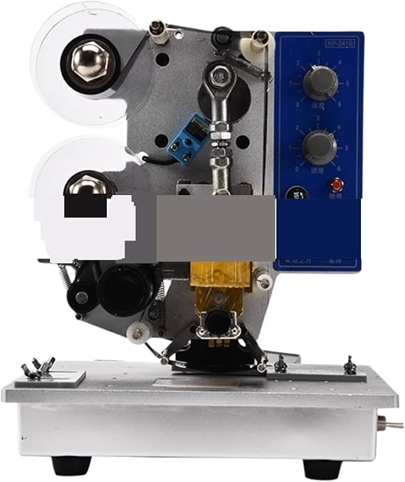 Semi Automatic Hot Stamping Coding Machine Ribbon Date Sign Hotcode Printer Ribbon Date Coding Machine for Warehouse Industry