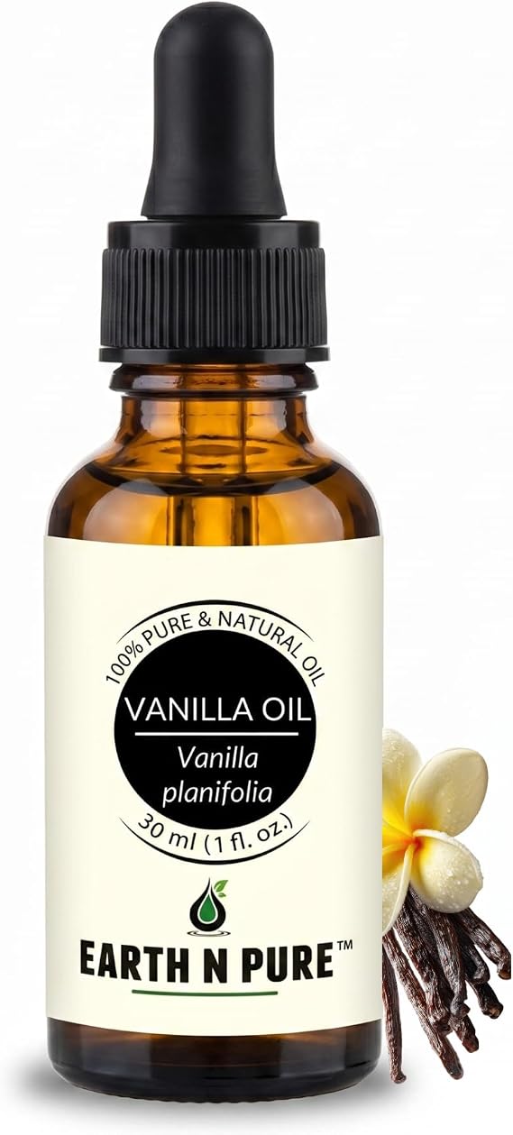 Earth N Pure Vanilla Oleoresin (Vanilla Planifolia) 100% Pure, Undiluted Natural Vanilla Oil for Candle Making, Soap Making, Diffuser, Aromatherapy & DIY Fragrance 30 ml