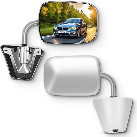 SCITOO Side View Mirror Fits For Chevy C/K Pickup 73-91,Driver & Passenger