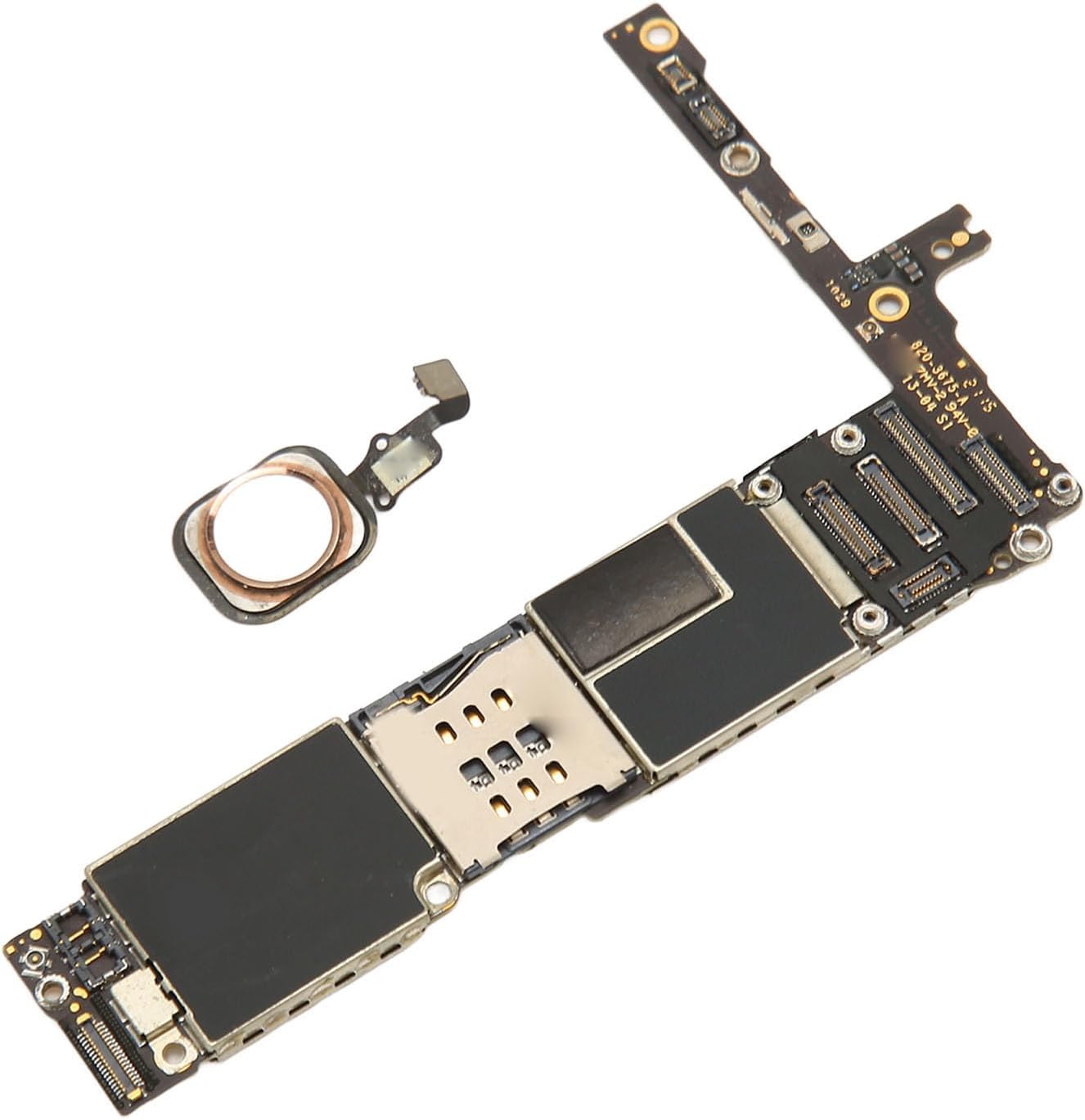 Mainboard for IOS 6 Plus US version, Cell Phone Mainboard Logic Board Plate, Unlocked Motherboard with Touch ID Fingerprint Touchpad, Replacement Cell Phone Parts 16GB