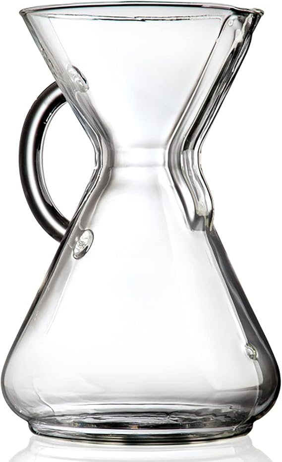 Chemex Pour-Over Glass Coffeemaker - Glass Handle Series - 10-Cup - Exclusive Packaging