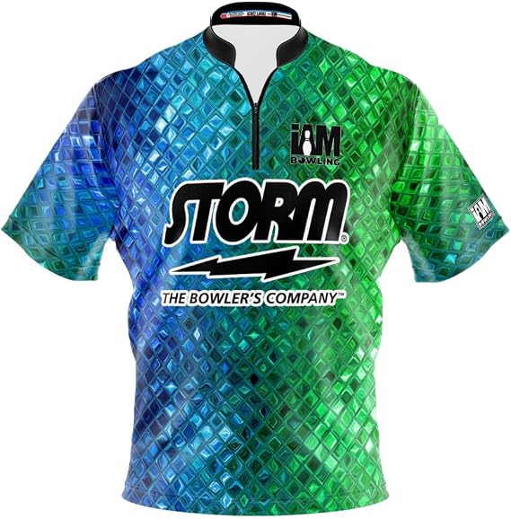 Logo Infusion Dye-Sublimated Bowling Jersey (Sash Collar) - I AM Bowling Fun Design 2018-ST - Storm