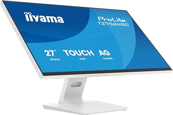 Iiyama ProLite T2752MSC-W1AG, 68.6 cm (27"), 1920 x 1080 Pixel, Full HD, LCD, 5 ms, Wei?