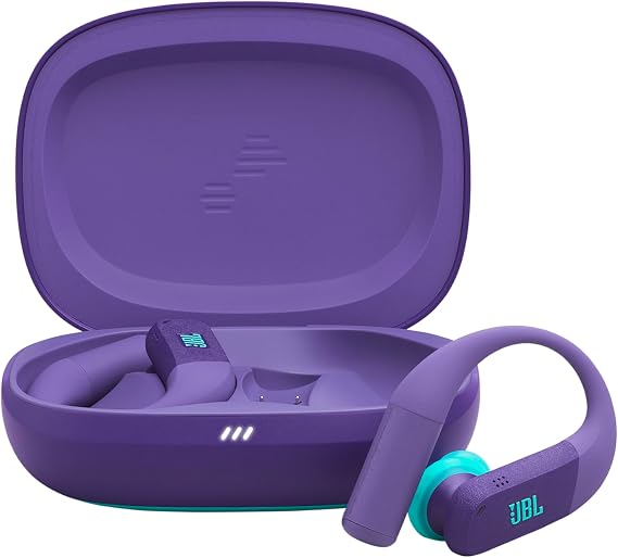 JBL Endurance Peak 4 Gürültü Önleyici Bluetooth'lu Tamamen Kablosuz Kulak İçi Spor Kulaklıklar, 48 Saat Pil Ömrü, Güvenli Uyum için TwistLock, IP68 Su Geçirmez ve Toz Geçirmez, JBL Pure Bass Sound