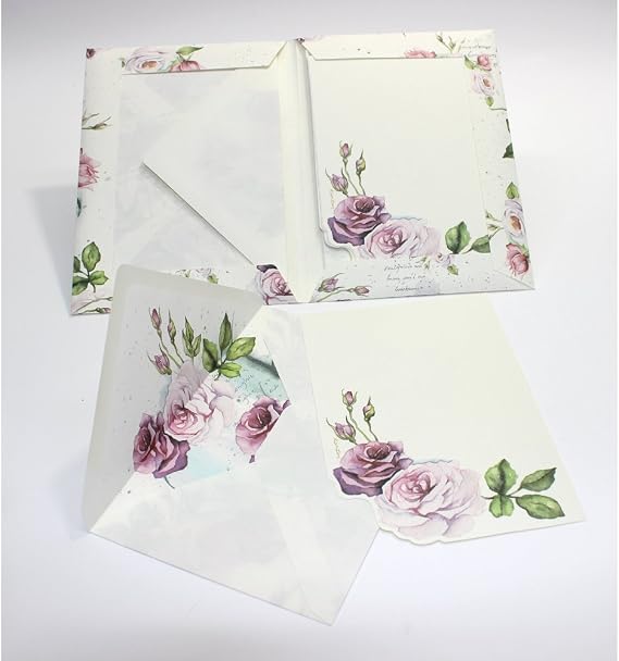 Floral Portfolio with Large Cards