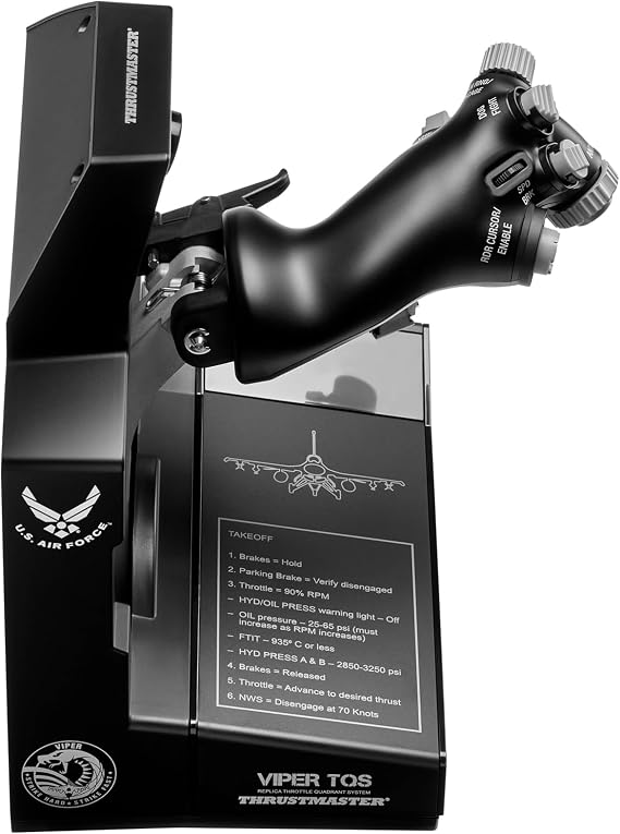 Thrustmaster Viper TQS Metal Flight Sim Throttle Quadrant System - PC