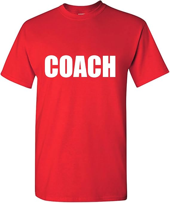 Coach Shirt Sports Team Athletic Training Instructor Uniform Graphic Tshirt