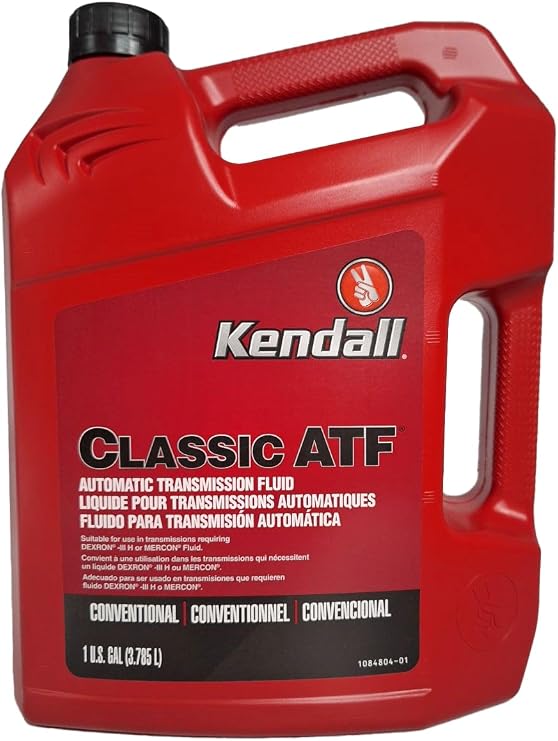 Kendall Transmission Fluid, Dexron III, ATF, Conventional, 1 Gallon Bottle, Each
