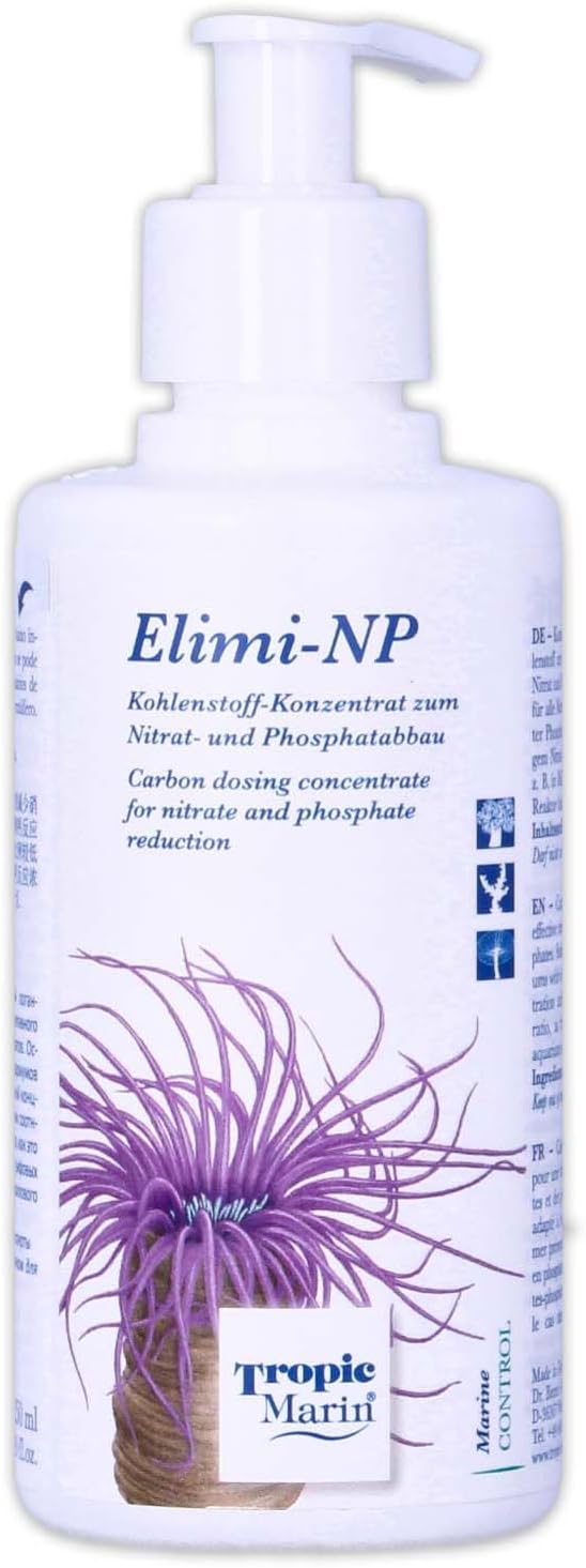 Tropic Marin ElimiNP 250ml - Saltwater Aquarium Treatment, Ideal for Nitrate to Phosphate Ratio 10:1 or Lower, 0.78lbs