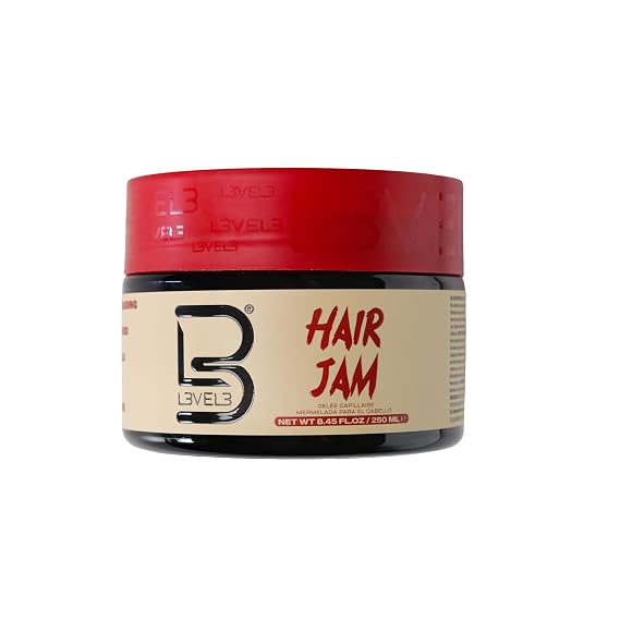 L3 Level 3 Hair Braiding Jam - Lock In Moisture While You Style - Frizz Control Braid Gel for all Hair Types