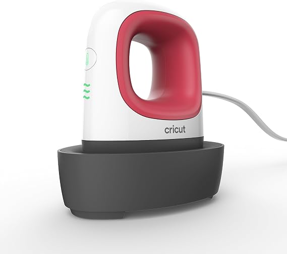 Cricut EasyPress Mini Heat Press - Press Small Things Such As Shoes, Plushies, Hats And More - 3 Heat Settings And Precision Tips - Ceramic Coated Heat Plate - Compact And Lightweight - Raspberry