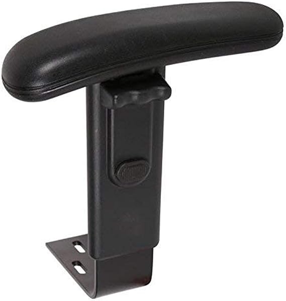 BOSS Office Products B909JARM Adjustable Chair Arm Kit, Black, (2) Chair Compatible